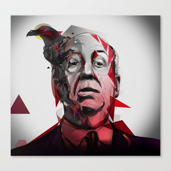 Alfred Hitchcock Canvas Print