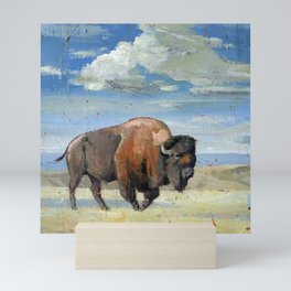 bison Mini Art Print