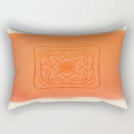 Tangerine dream Rectangular Pillow