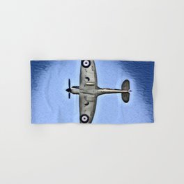 Spitfire Lines In Weathered Hand & Bath Towel