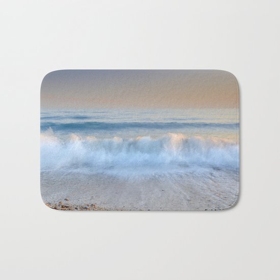 "Looking at the waves II" Sea dreams Bath Mat
