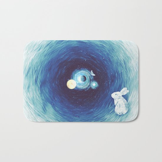 Down The Rabbit Hole Bath Mat