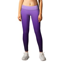 Purple Ombre Leggings | Black, Graphicdesign, Light, Blur, Blurred, Violet, Deep, Purplefade, Bright, Lavender 