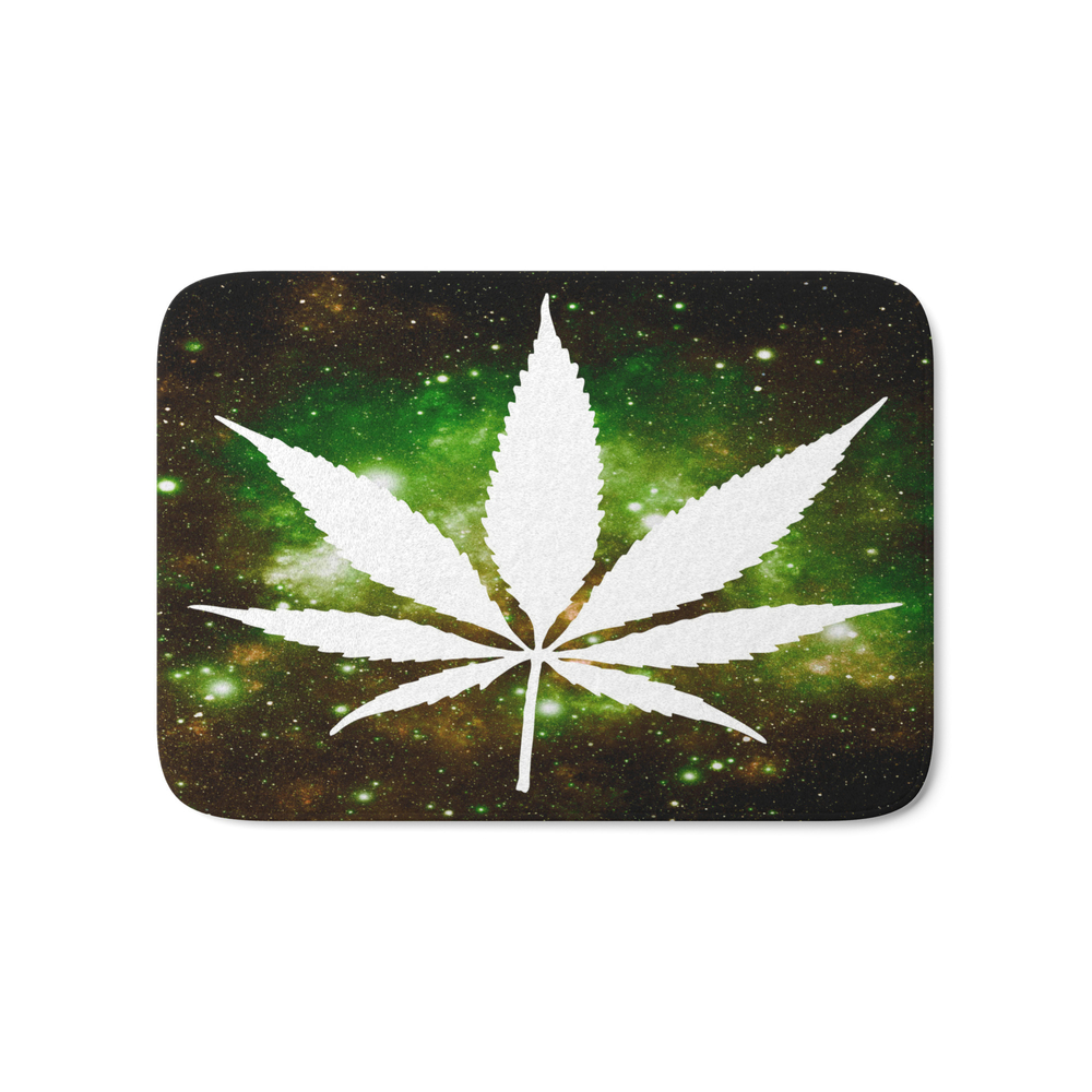 Weed : High Times Galaxy Bath Mat by highvibrations