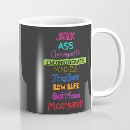 Buttface Miscreant! Coffee Mug | Typography, Graphicdesign, Vector, Movies & TV, Digital, Illustration 