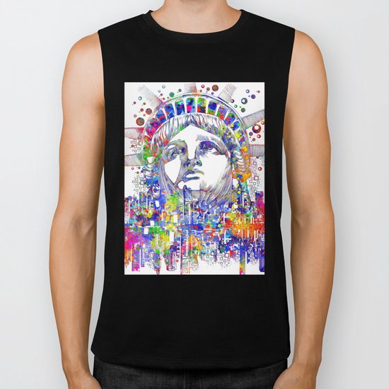 New York New York Biker Tank