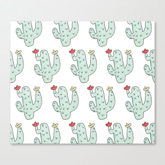 Cactus party print Canvas Print