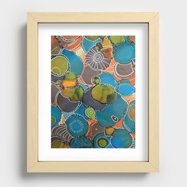 Beach Walk Recessed Framed Print