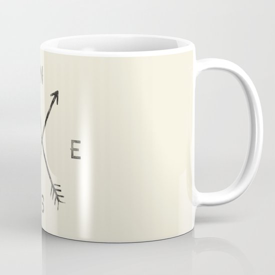Compass (Natural) Coffee Mug