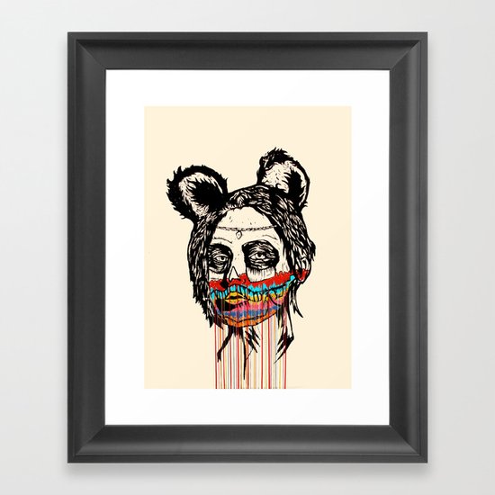 Wonderdam Girl Framed Art Print