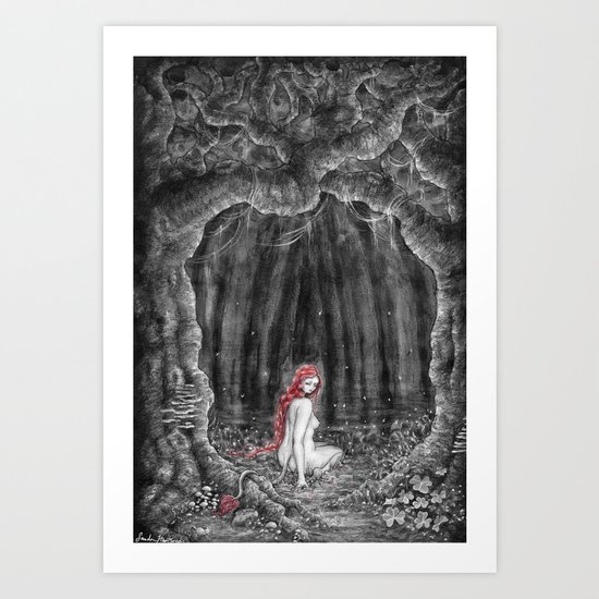 Skogsrået Art Print