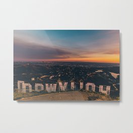 Show Your Teeth Metal Print | Academyawards, Wealth, Losangeles, Photo, Cloudy, Film, Television, Rich, Hills, Gold 