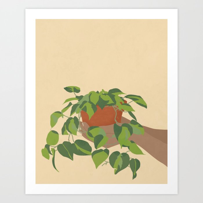 plant person  Art Print