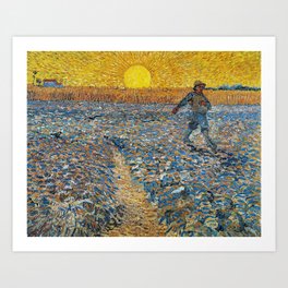 Vincent van Gogh - The Sower Art Print