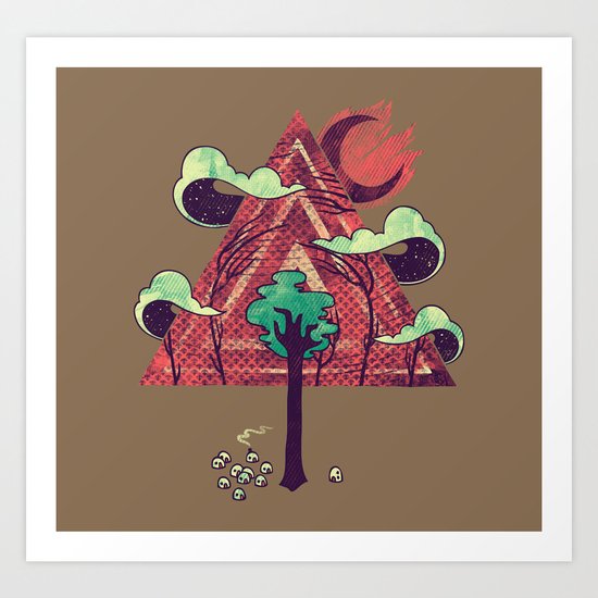 The Evergreen Art Print