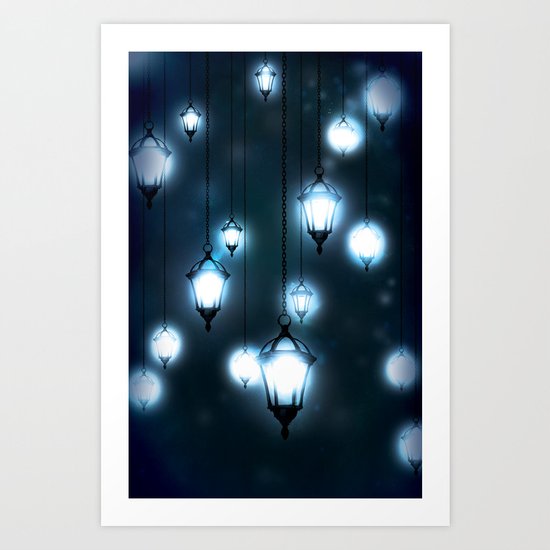 Lights Art Print