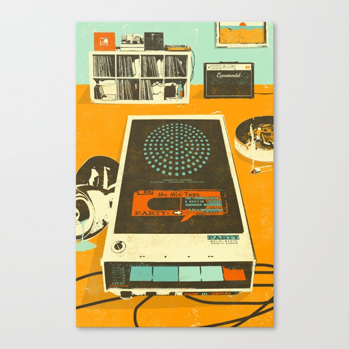 TAPE PARTY Canvas Print