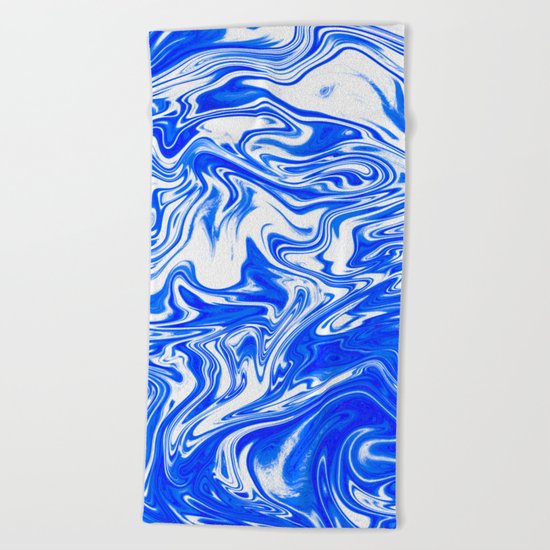 Marbled XX Beach Towel