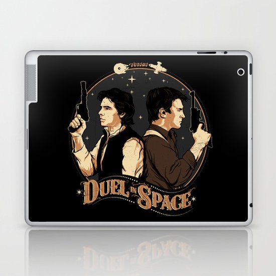 Duel in Space Laptop & iPad Skin