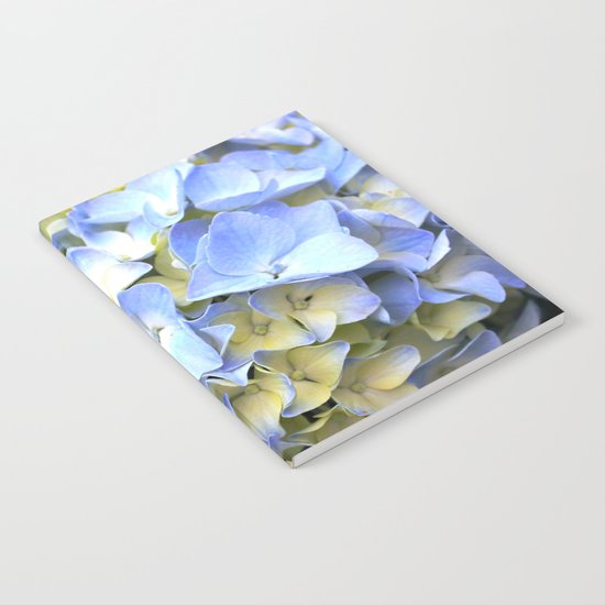 Soft Periwinkle Hydrangea Notebook
