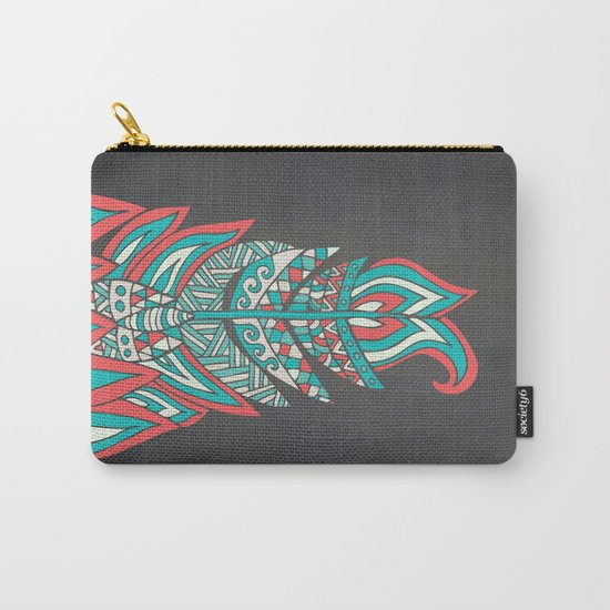 A Romantic Feather Carry-All Pouch