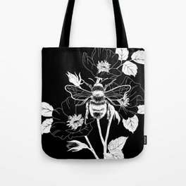 Save the bees black Tote Bag