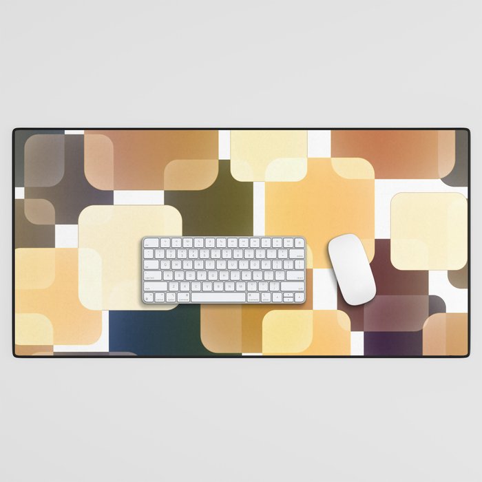 abstract pattern Cross Stitch Desk Mat