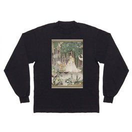 Copy of East of the Sun and West of the Moon, illustrated by Kay Nielsen Blond Knight Man in the Forest Long Sleeve T-shirt