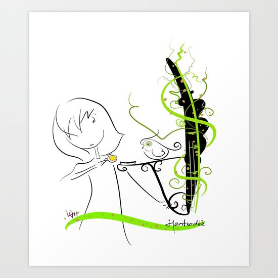 tea break Art Print