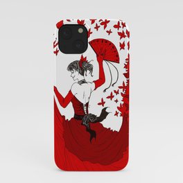 Red Butterfly Witch iPhone Case