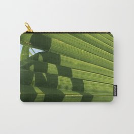 Sophisticated Fan Palm Leaf Exotic Geometric Photo Carry-All Pouch | Exoticpalm, Dec02, Artsypalmleaf, Classypalmleaf, Classicpalmleaf, Romanticpalmleaf, Geometricleaf, Luxurypalmleaf, Glampalmleaf, Ornatepalmleaf 