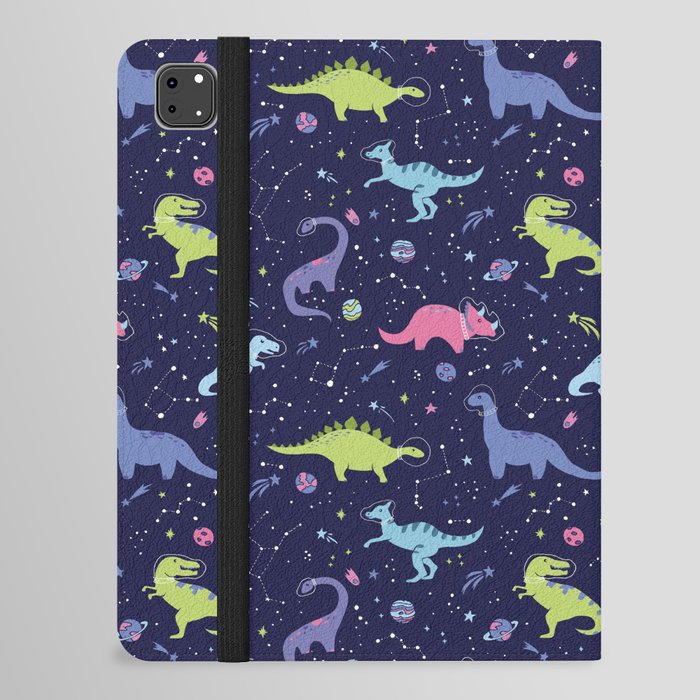 Dinosaurs in Space iPad Folio Case
