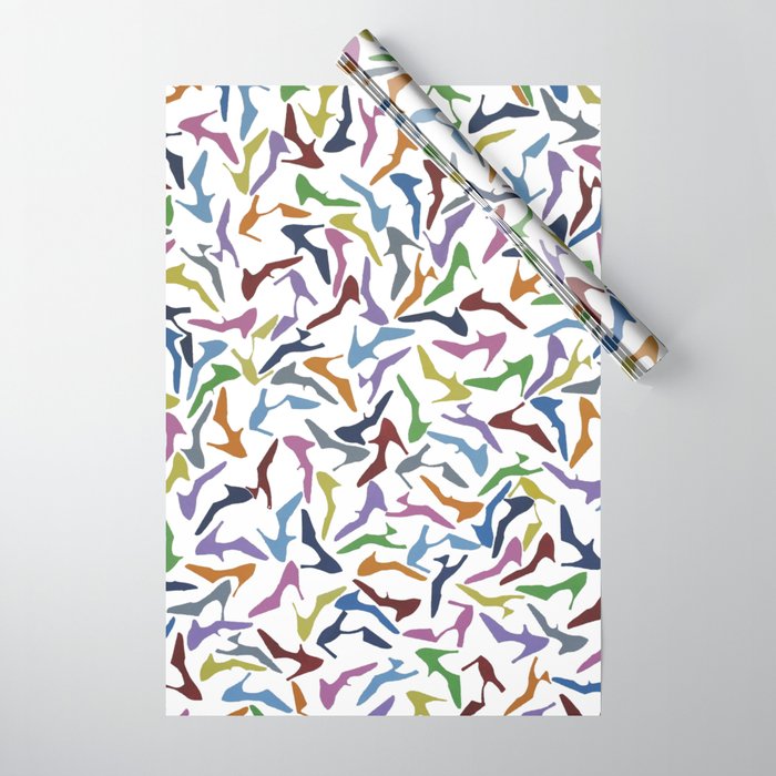 Shoes Wrapping Paper by Emeline Society6