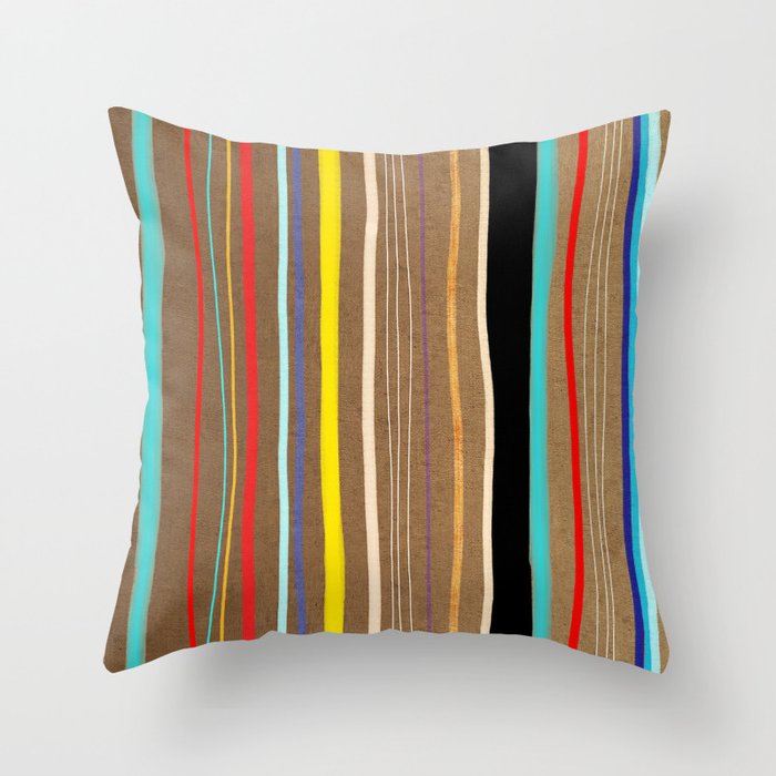 Abstract Art Colorful  Pattern Throw Pillow