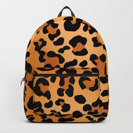 Modern Leopard Skin Print Backpack | Nature, Digital, Skin, Abstract, Modern, Illustration, Africa, Cheetahprint, Jaguar, Animalprint 