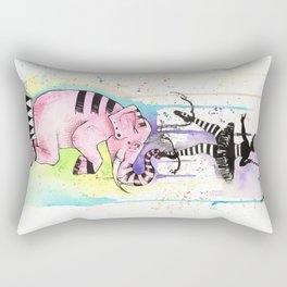 Graceful Elephant Rectangular Pillow