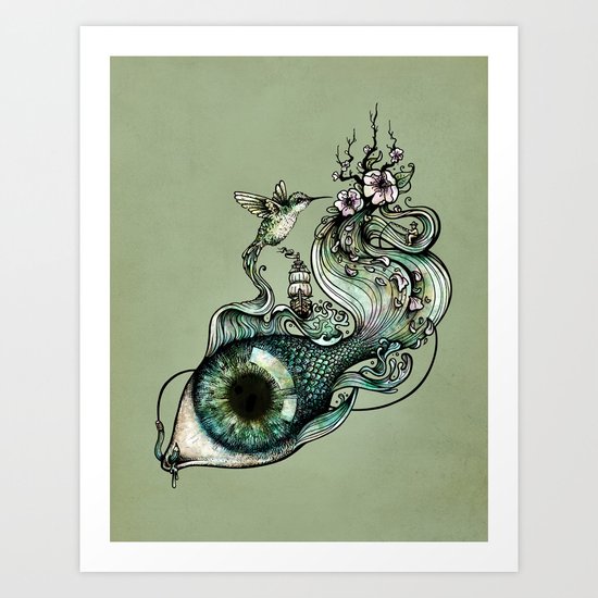 Flowing Creativity Art Print