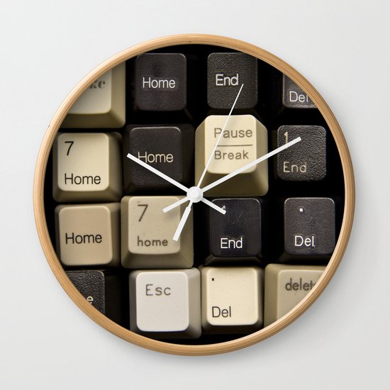 Custom Keyboard Wall Clock