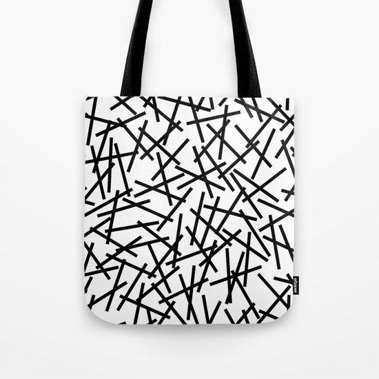 Kerpluk Black on White Tote Bag