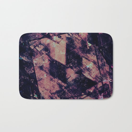 Abstract Geometric Background #15 Bath Mat
