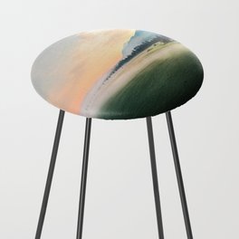 Foggy Morning in German Landscape Counter Stool