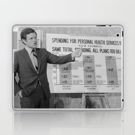 Senator Ted Kennedy Speaking - 1971 Laptop Skin