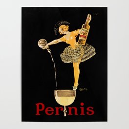 Leonetto Cappiello Pernis Wine Advertising Poster Poster
