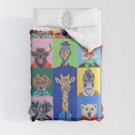 Collage animales Comforter