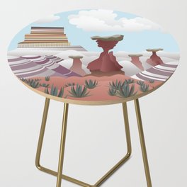 Toadstool Hoodoos Side Table