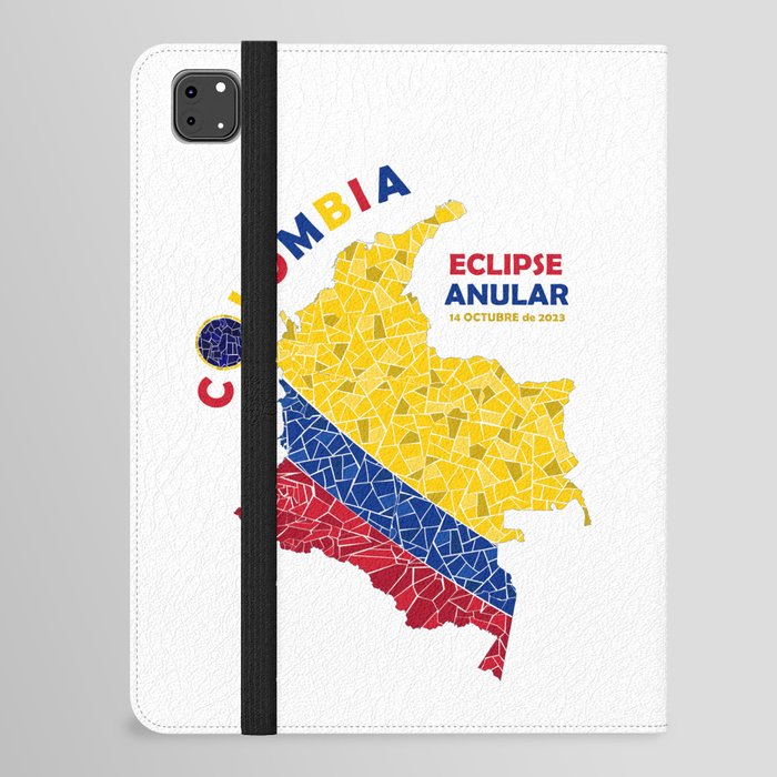 Colombia Annular Eclipse 2023 iPad Folio Case