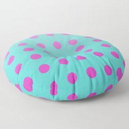 pink and aqua gradient 4 Floor Pillow