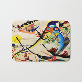 The Bird by Wassily Kandinsky Bath Mat | Beautifulcolors, Abstractart, Thebird, Moscow, Scarletmacaw, Curated, Birds, Absract, Africa, Russian 