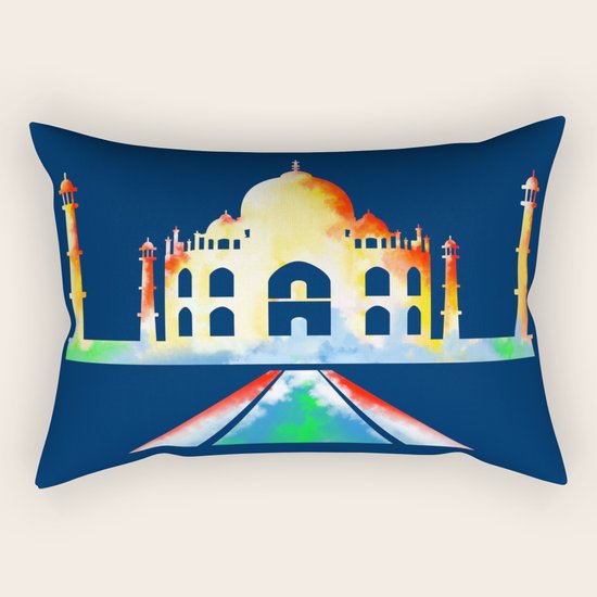 Taj Mahal Rectangular Pillow