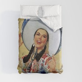 Mexican girl Comforter